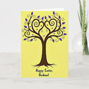 Tarjeta de felicitación del árbol sincero
