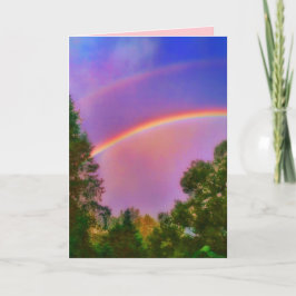 TARJETA de FELICITACIÓN del ARCO IRIS 1DOUBLE