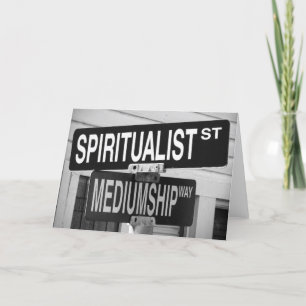 Tarjeta de felicitación del camino del alcohol