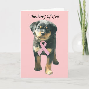 Tarjeta de felicitación del cáncer de pecho de