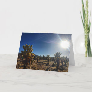 tarjeta de felicitación del cholla