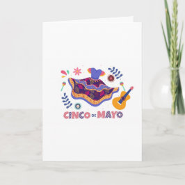 Tarjeta de felicitación del Cinco de Mayo