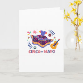 Tarjeta de felicitación del Cinco de Mayo