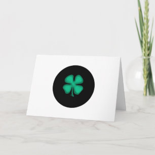 Tarjeta de felicitación del Círculo Irlandés Negro