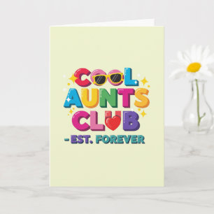 Tarjeta de Felicitación del Club de Tías Geniales