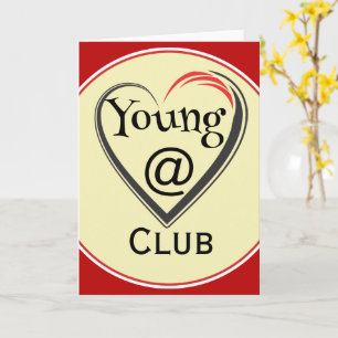 Tarjeta de felicitación del club Jóvenes de Corazó