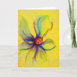 Tarjeta de felicitación del Collage de Flores Yell