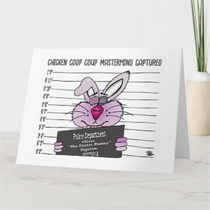 Tarjeta de Felicitación del Conejo de Pascua