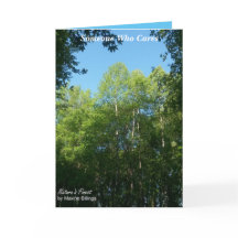 Tarjeta de felicitación del cuidado/de la