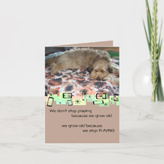 Tarjeta de felicitación del cumpleaños de