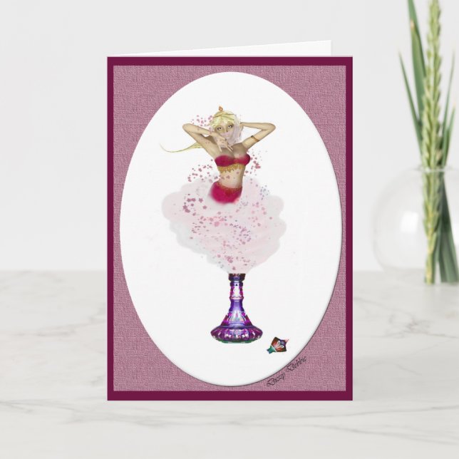 Tarjeta de felicitación del cumpleaños de Jeanie (Anverso)