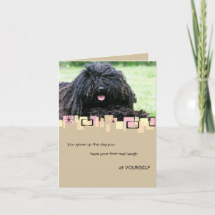 Tarjeta de felicitación del cumpleaños de Puli