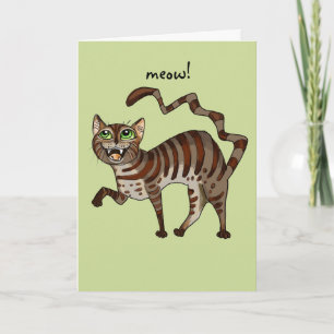 Tarjeta de felicitación del cumpleaños de Purrfect