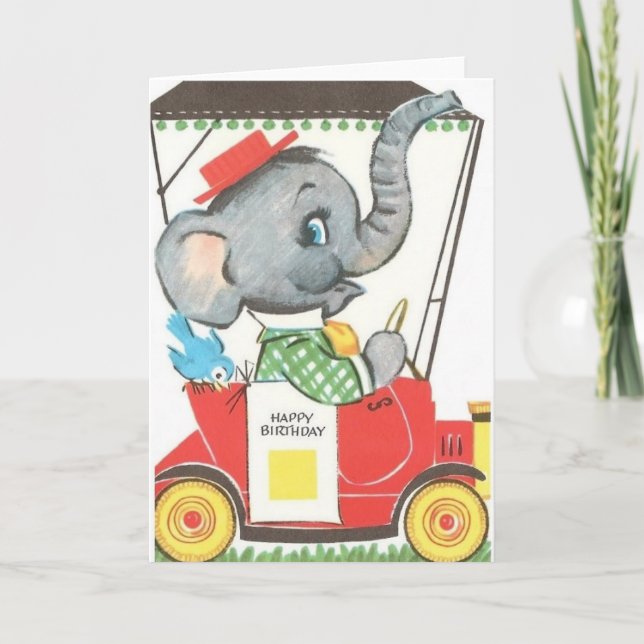 Tarjeta de felicitación del cumpleaños del (Anverso)