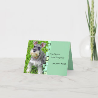 Tarjeta de felicitación del cumpleaños del perrito
