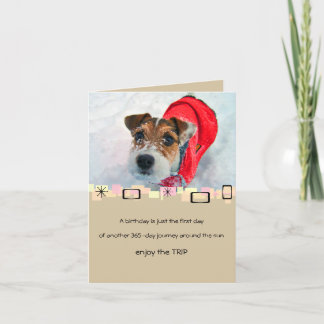 Tarjeta de felicitación del cumpleaños Nevado Jack
