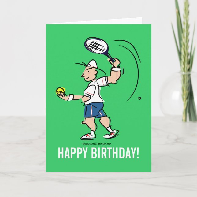 Tarjeta de felicitación del cumpleaños para el (Anverso)