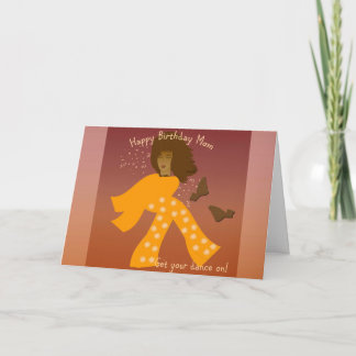 Tarjeta de felicitación del cumpleaños para la
