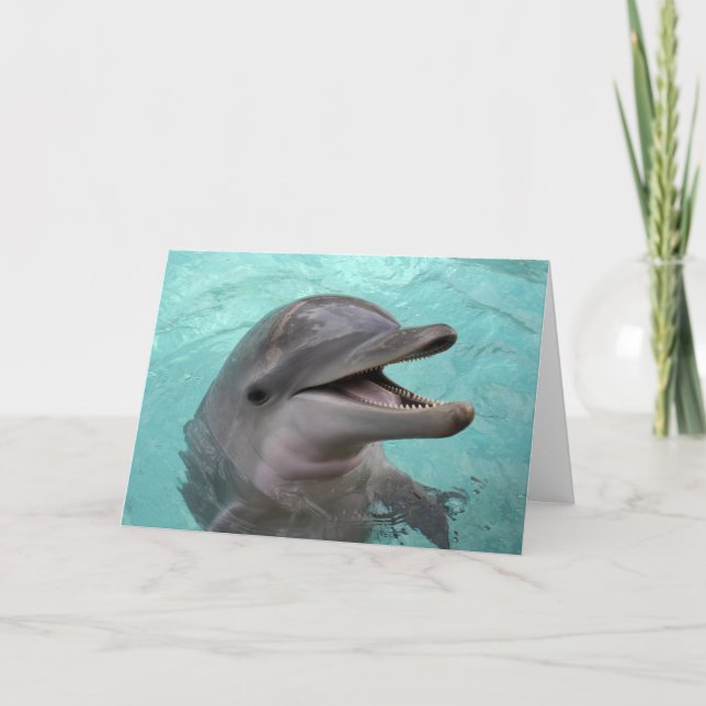 Tarjeta de felicitación del delfín (Anverso)
