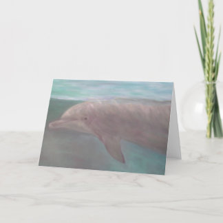 Tarjeta de felicitación del DELFÍN de la FLORIDA