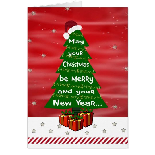 Tarjeta de felicitación del deseo del navidad de