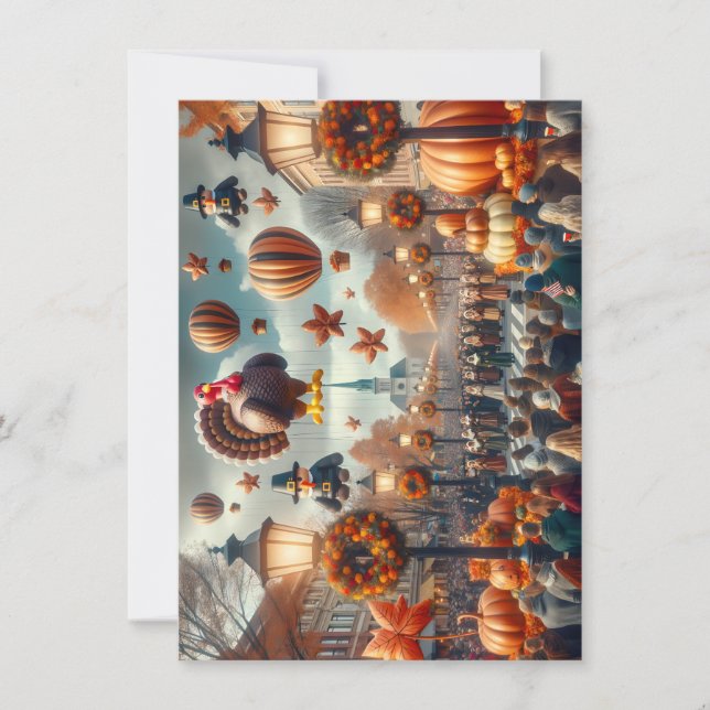 Tarjeta de felicitación del desfile de Acción de G (Anverso)