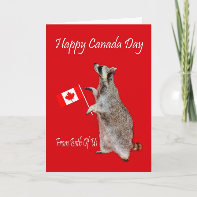 Tarjeta de felicitación del Día de Canadá (Anverso)