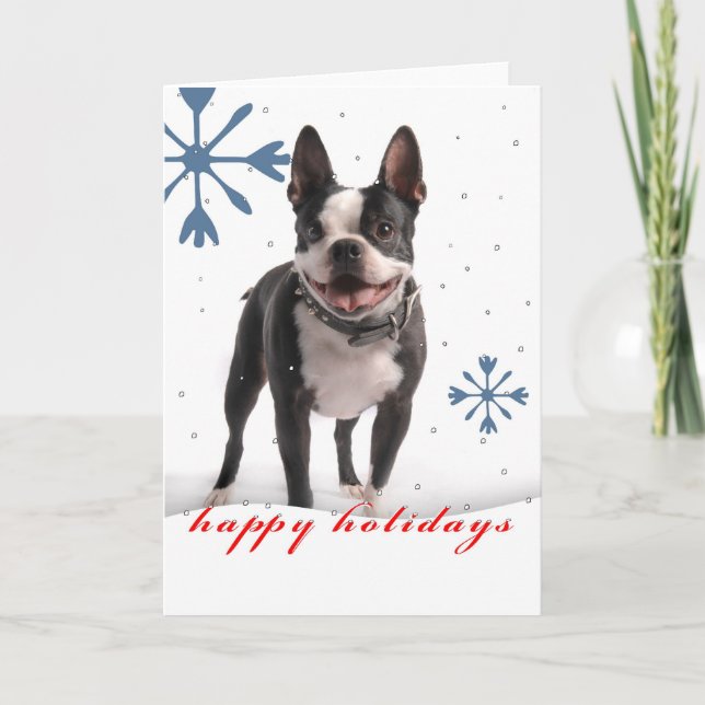 Tarjeta de felicitación del día de fiesta (Anverso)
