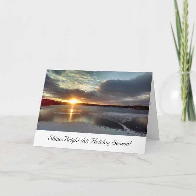 Tarjeta de felicitación del día de fiesta (Anverso)