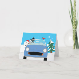 Tarjeta de felicitación del día de fiesta de