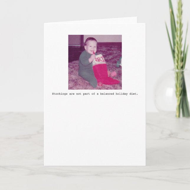 Tarjeta de felicitación del día de fiesta de las (Anverso)