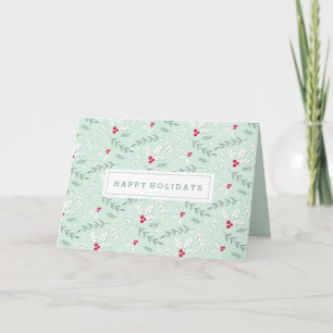 Tarjeta de felicitación del día de fiesta de las