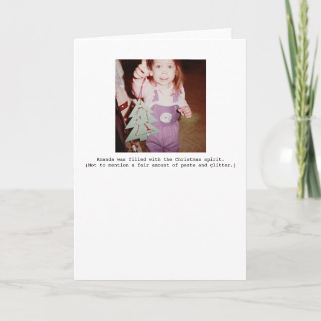 Tarjeta de felicitación del día de fiesta del (Anverso)