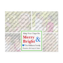 Tarjeta de felicitación del día de fiesta del