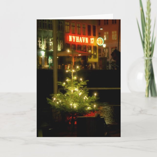 Tarjeta de felicitación del día de fiesta: Navidad (Anverso)