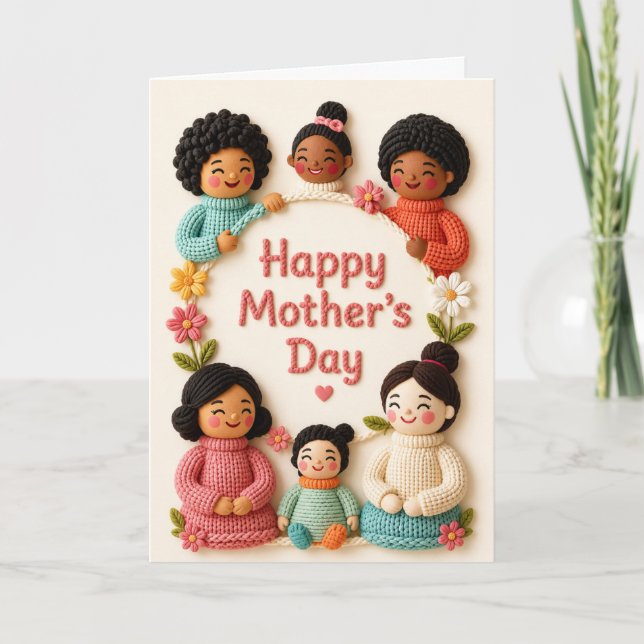 Tarjeta de Felicitación del Día de la Madre (Anverso)