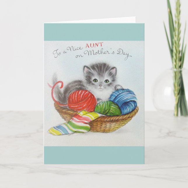 Tarjeta de felicitación del Día de la Madre (Anverso)