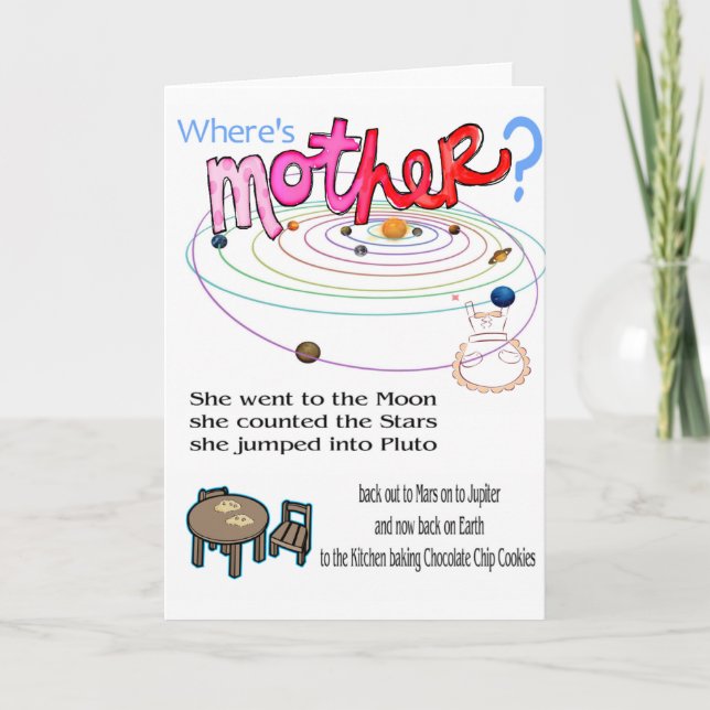 Tarjeta de Felicitación del Día de la Madre (Anverso)