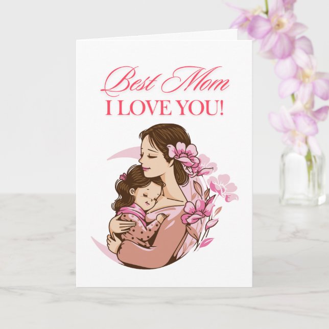 Tarjeta de Felicitación del Día de la Madre (Orquídea)