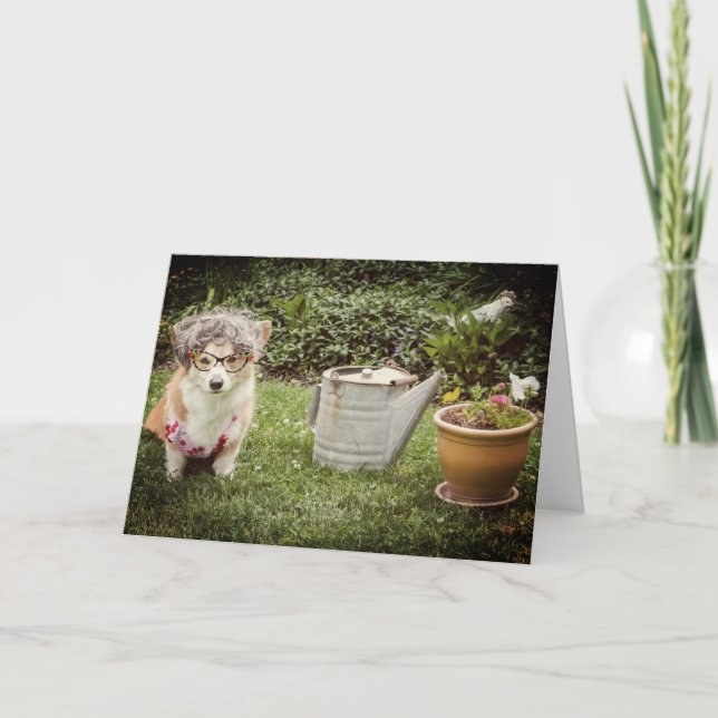 Tarjeta de felicitación del Día de la Madre con Co (Anverso)