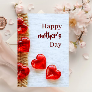 Tarjeta de felicitación del Día de la Madre con du