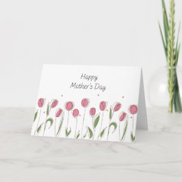 Tarjeta de felicitación del Día de la Madre con tu