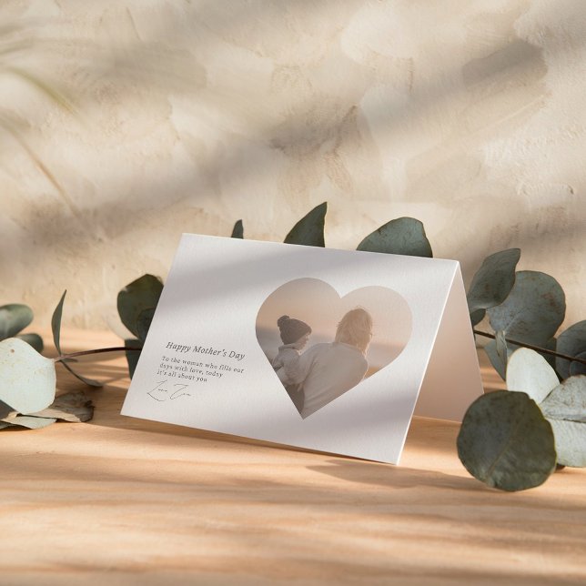 Tarjeta de felicitación del Día de la Madre minima (Subido por el creador)