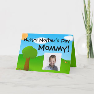 Tarjeta de felicitación del día de la madre para e