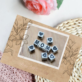 Tarjeta de felicitación del Día de la Madre para e