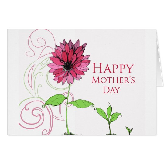 Tarjeta de felicitación del día de madre