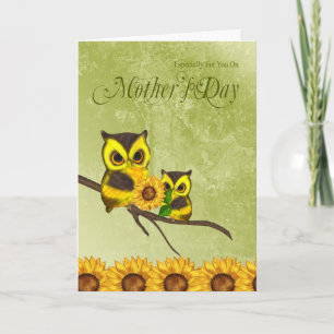 Tarjeta de felicitación del día de madre con los