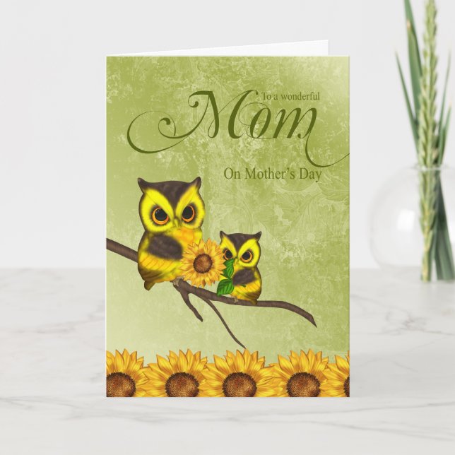 Tarjeta de felicitación del día de madre de la (Anverso)