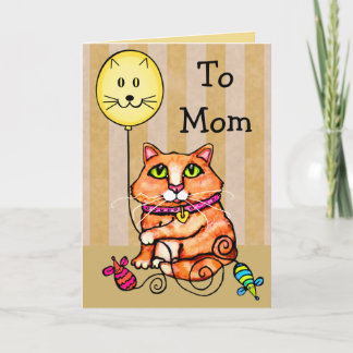 Tarjeta de felicitación del día de madre para las