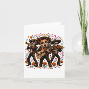 Tarjeta de Felicitación del Día de Muertos